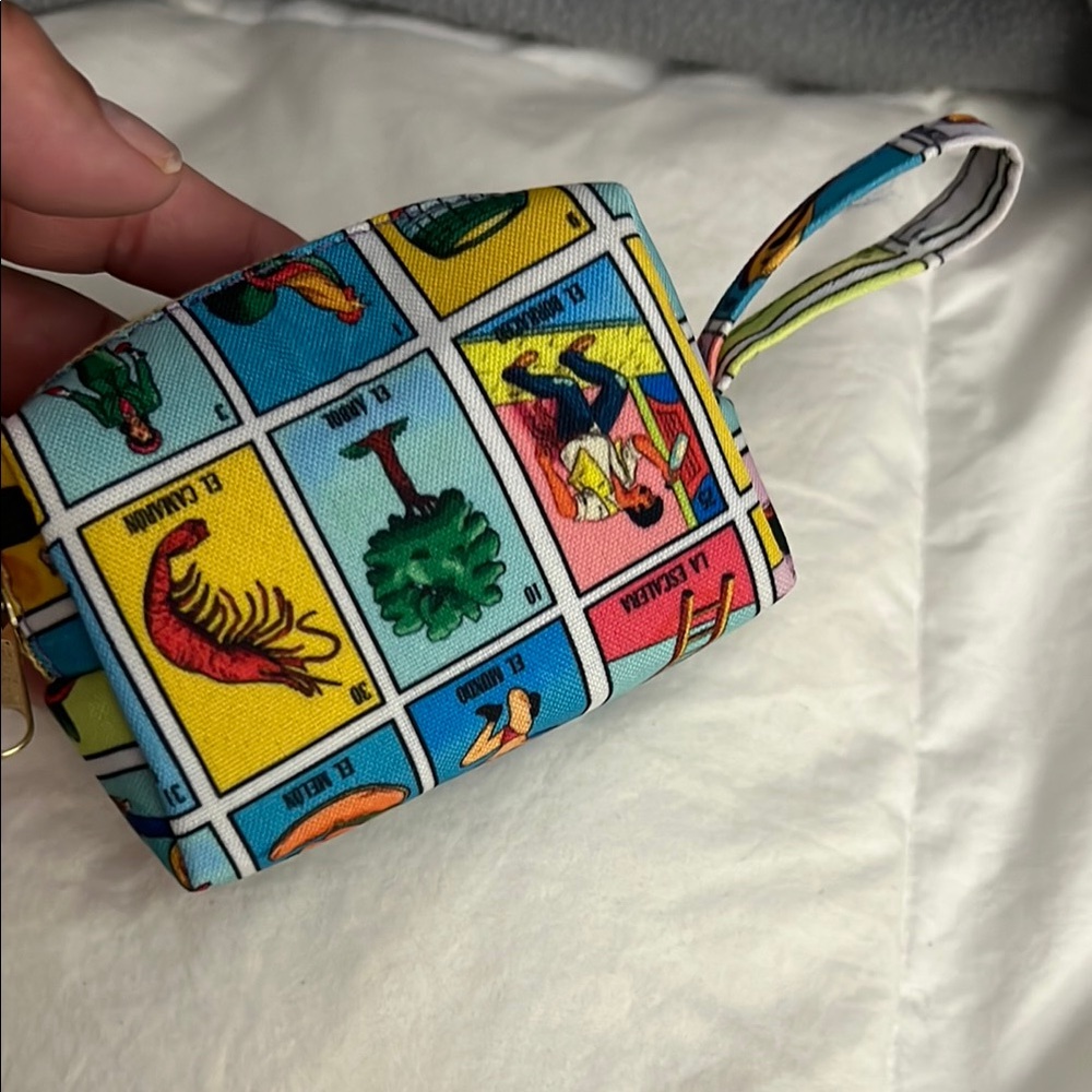 Colorful Lotería Print Pouch - Picture 4 of 10